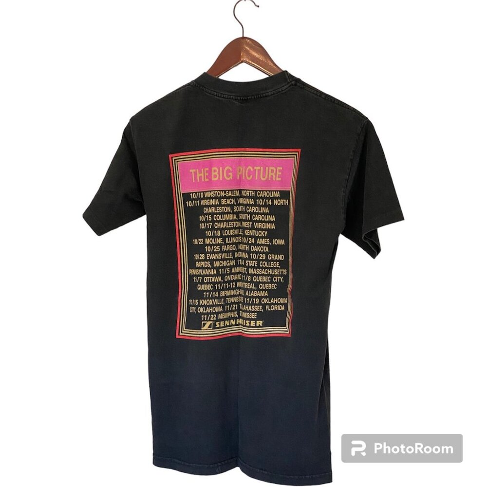 Vintage 1997 Elton John Big Picture Tour T-Shirt Adult M Black PolyGram Diva Pro - Picture 8 of 13